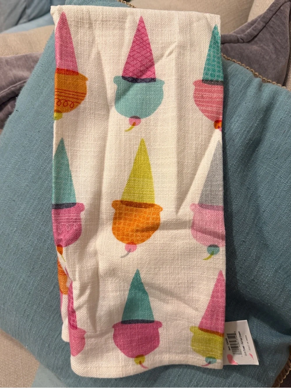 Primitives by Kathy Ice Cream Cone Kitchen Towel